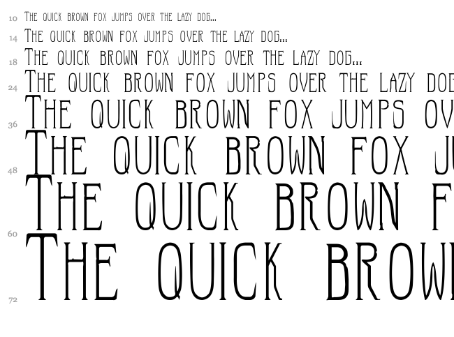 Hellraiser font waterfall